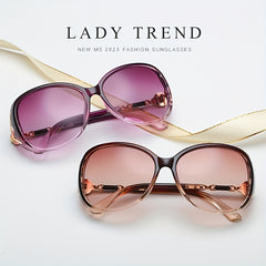 Men's Metal Cat Eye Sunglasses UV Protection Shade Sunglasses