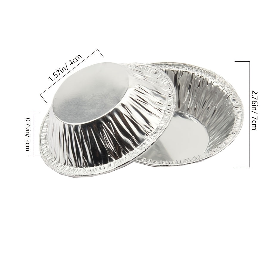 100pcs Baking Foil Cupcake Egg Tart Mold Cups