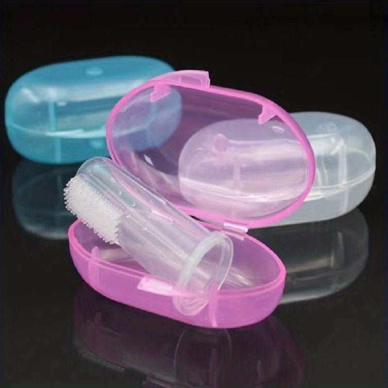 3pcs Transparent Pet Toothbrushes For Dogs Cats Small Pets