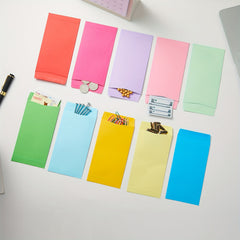 100 Pack Colored Cash Envelopes Money Saving Budgeting