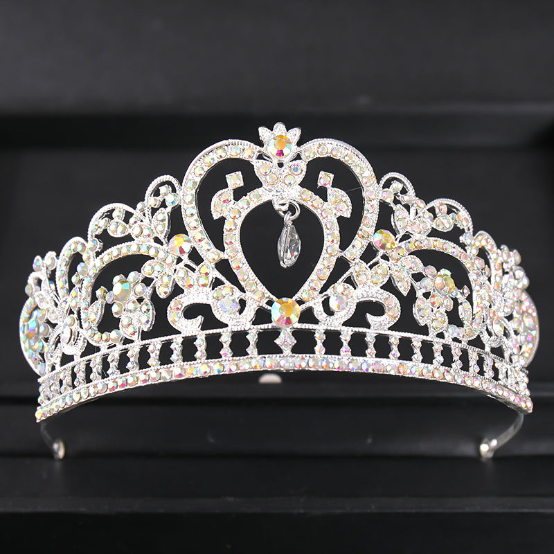 Wedding Silver Rhinestone Princess Tiara Crown Headband