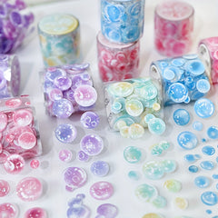 Flash Colorful Love PET Tape DIY Decorating Supplies 3m