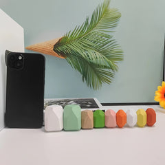 Wooden Colored Stone Puzzle Toy Set for Creative Play
