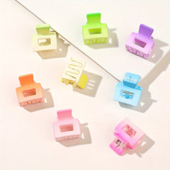 8pcs Mini Hair Claw Clip Non Slip Strong Hold Grip Hair Jaw Clip for Thick Hair