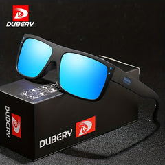 Men's Square Frame Sports Sunglasses Polarized Outdoor Cycling Fishing