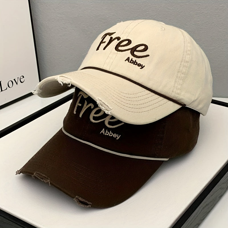 Letter Embroidery Baseball Cap Men's Summer Baseball Cap