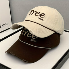 Letter Embroidery Baseball Cap Men's Summer Baseball Cap