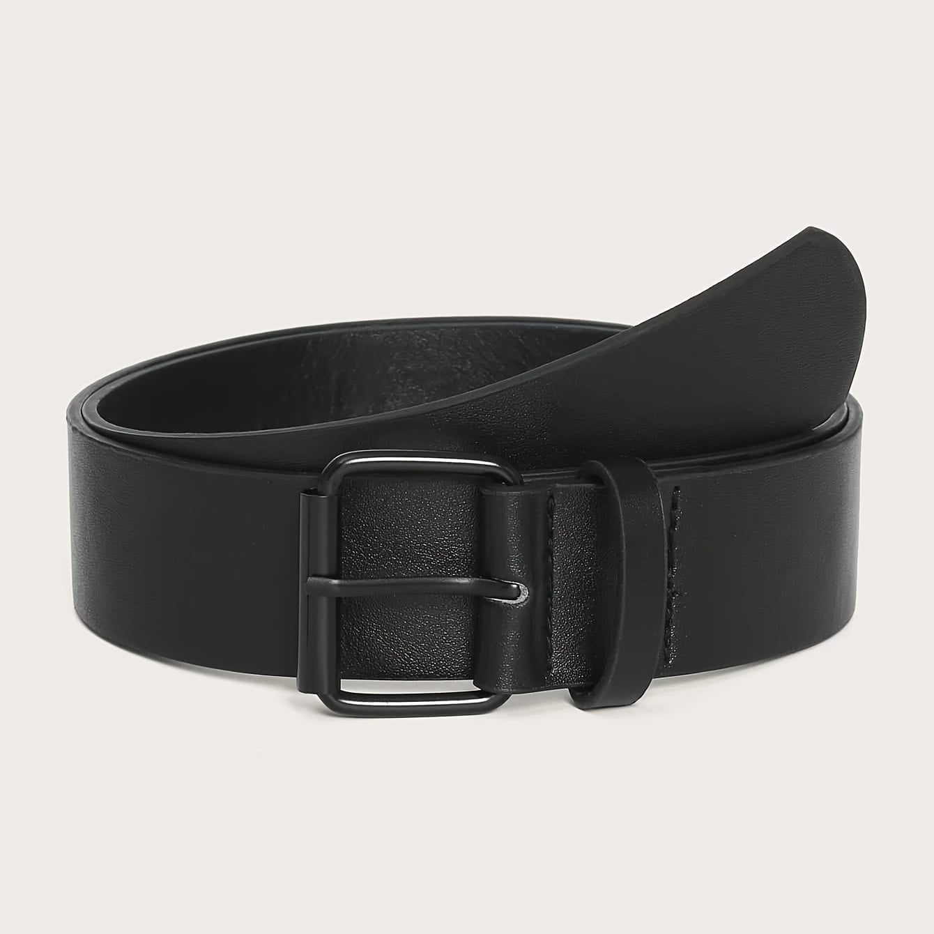Unisex Vintage Leather Belt for Jeans Casual Wear