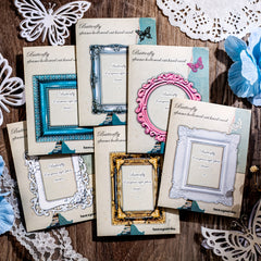 20pcs Hollow Butterfly Photo Frame European Style Journal Decoration