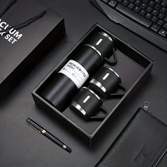 Stainless Steel Vacuum Flask 500ml With 3 Cup Lids