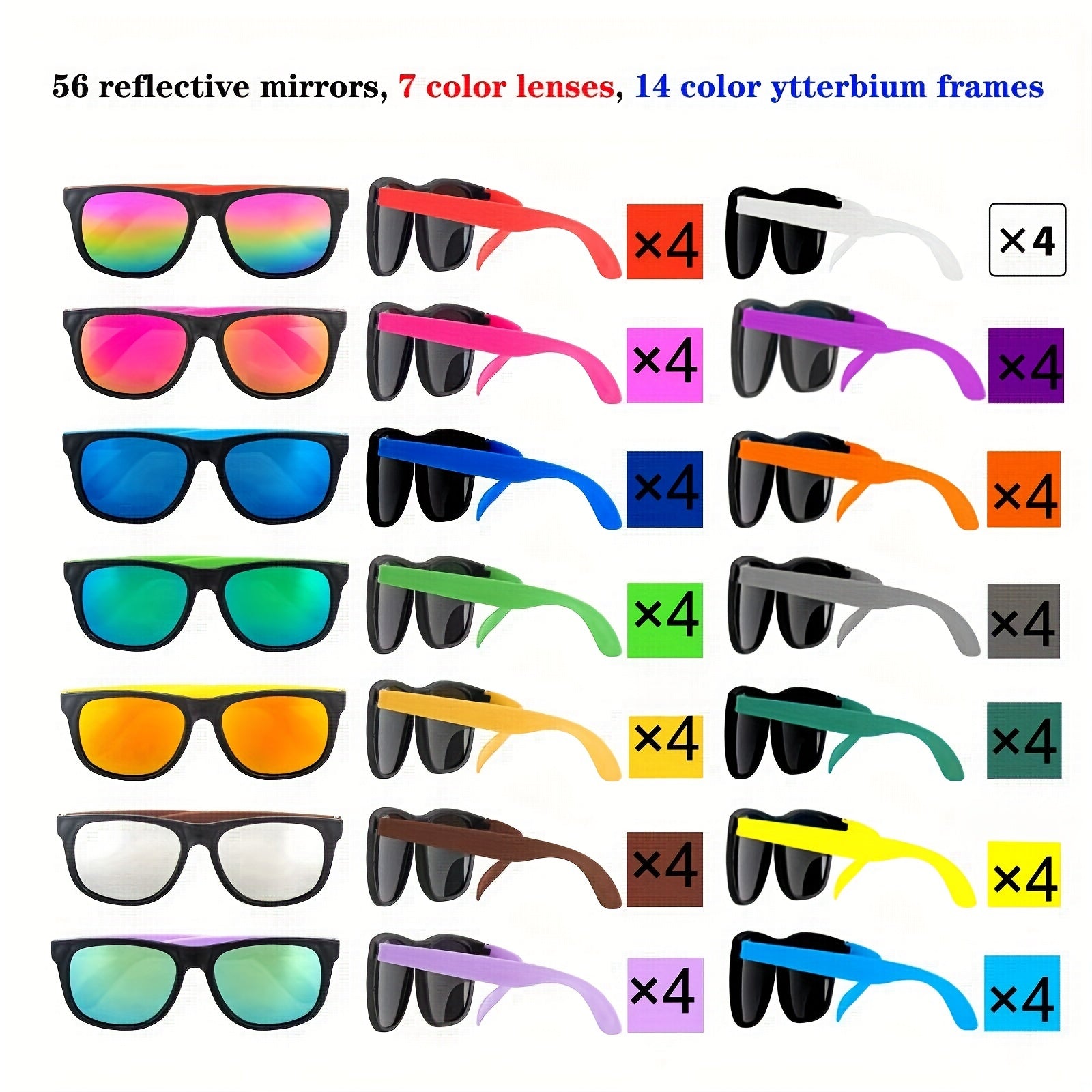 Neon Party Sunglasses Bulk for Adults & Teens