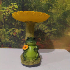 Resin Bird Basin Antique Garden Decor