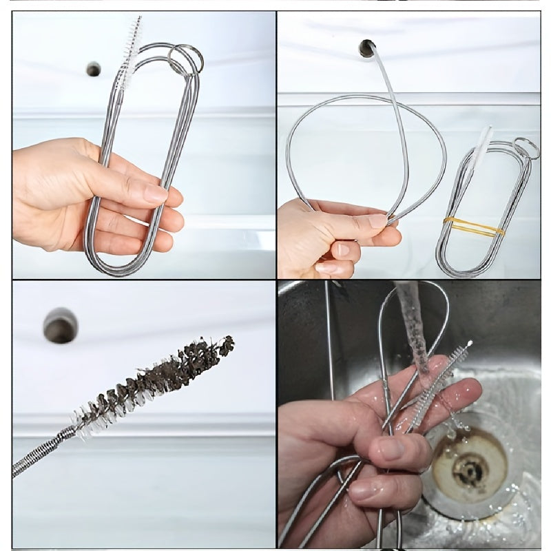 5pcs Refrigerator Drain Hole Clog Remover Fridge Cleaning Kit