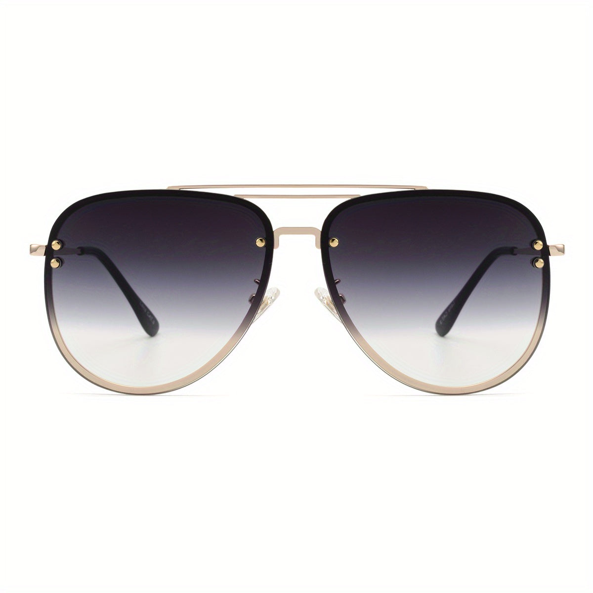 OUWEN Oversized Aviator Sunglasses Women Gradient Lens UV Prote