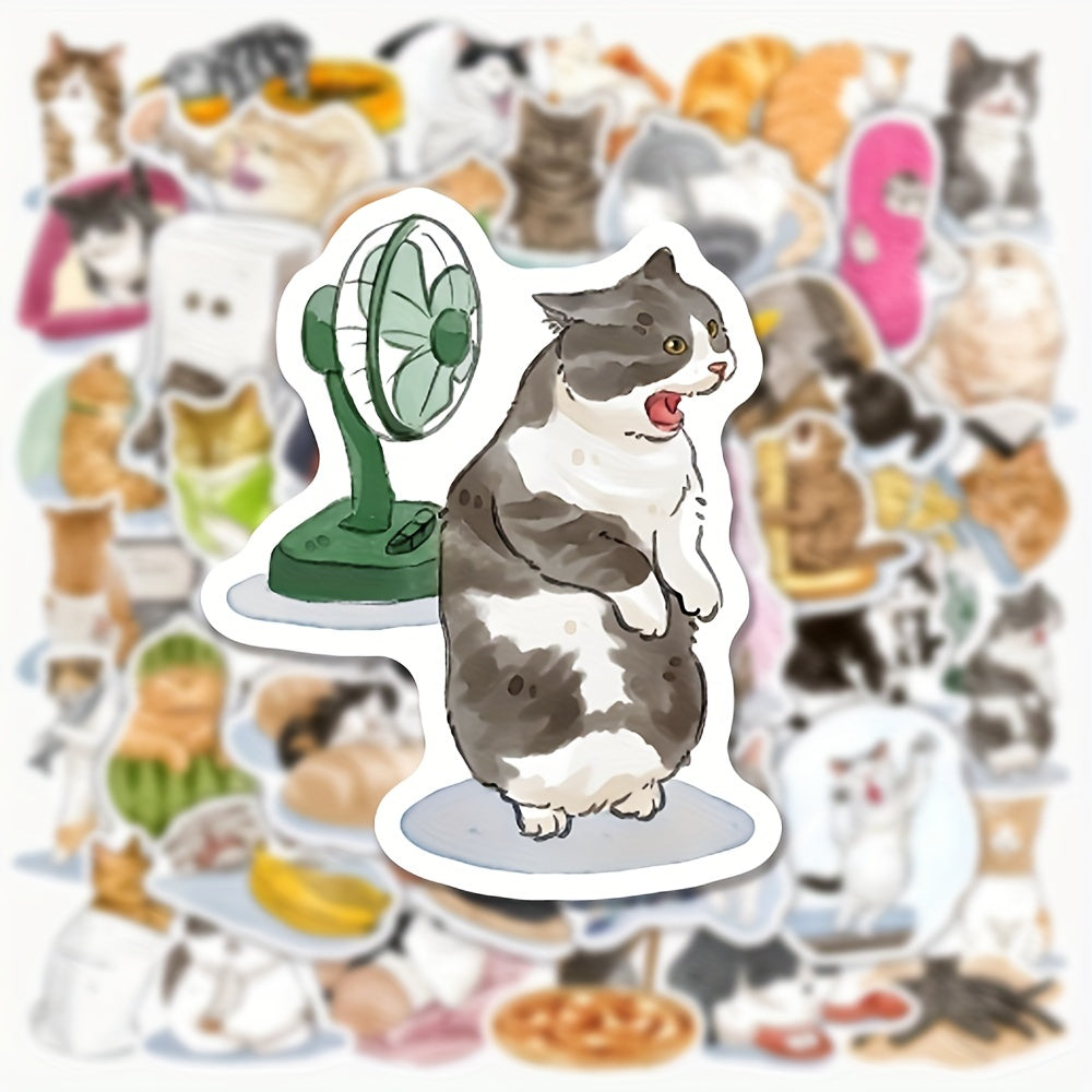 Cat Graffiti Stickers Notebook Water Cup DIY Creative Toys