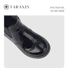 TARANIS Chelsea Boots Leather Side Zipper Baby Shoes