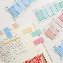 120pcs Washi Sticky Notes 6 Colors x 6 for Students & Office Supplies