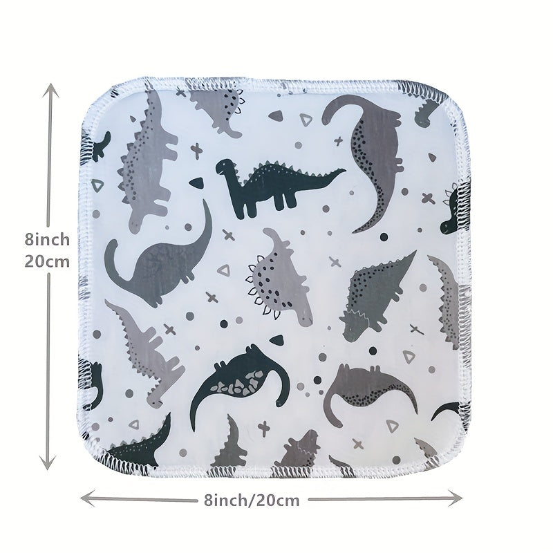 8Pack Multipurpose 2 layer Handkerchief Face Towel Washcloths