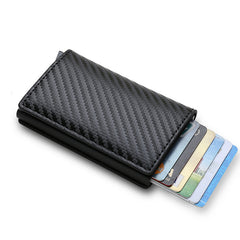 RFID Blocking Anti Theft Ultra Thin Aluminum Card Holder