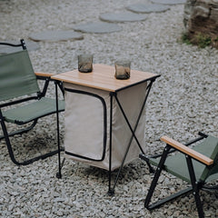 Portable Cabinet Table Folding Dual use Aluminum Alloy Table