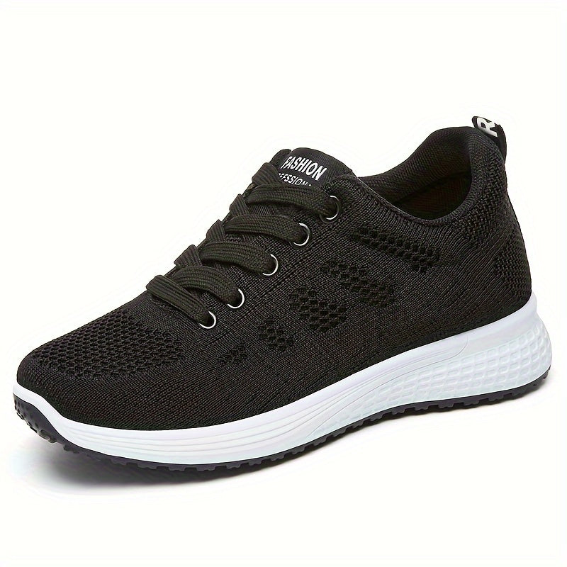 Women's Knit Running Shoes Lightweight Breathable Casual Sneakers