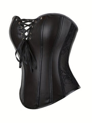 Lace Strapless Corset Tummy Control Body Shaper Women's Lingerie