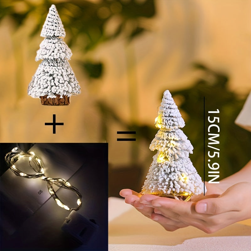Mini Christmas Trees 14.99 cm with Lights