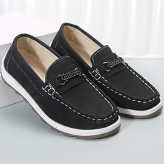 Boys' Slip On Loafer Shoes Lightweight Non Slip Flat Shoes