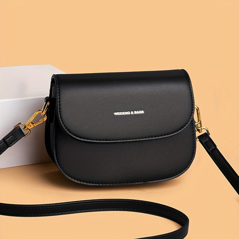 Mini Flap Shoulder Purse Women's Saddle Bag