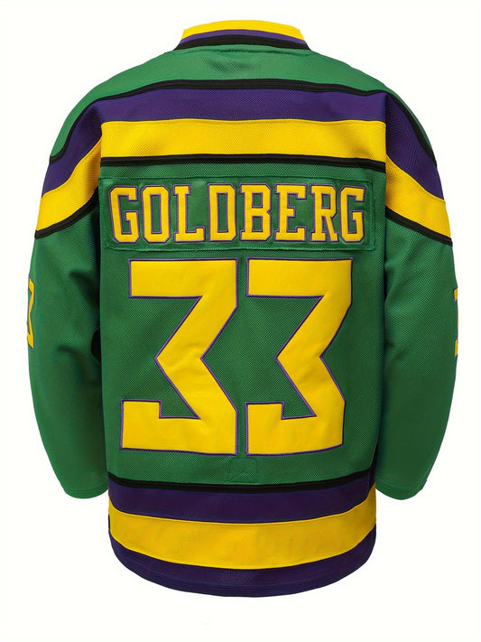 Men's Vintage Style Ice Hockey Jersey Long Sleeve Uniform