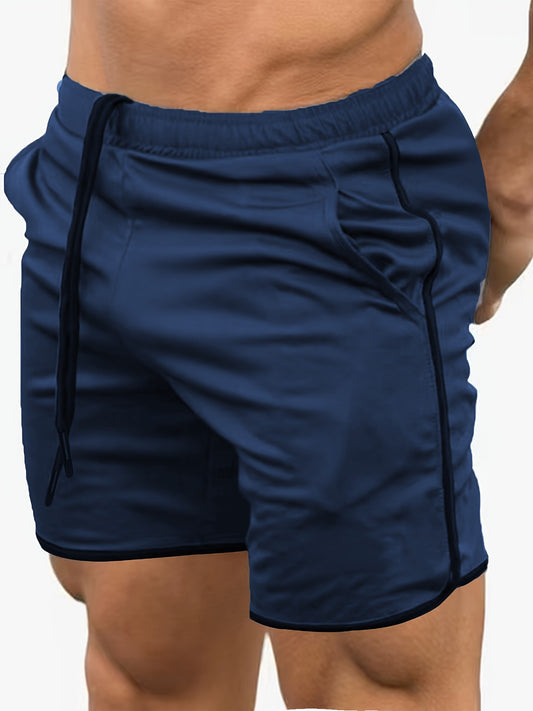 Men's Quick Dry Casual Shorts Stretch Waist Gym Workout Summer Drawstring