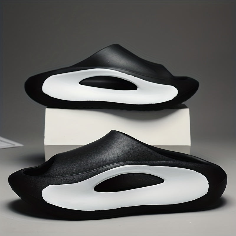 Men's Slip On Open Toe Slides Beach Slippers