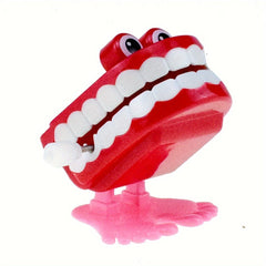 2pcs Wind Up Walking Teeth Toys for Halloween Christmas Party