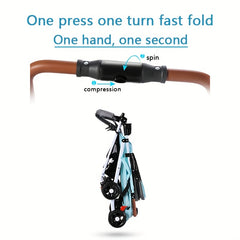 Foldable Baby Stroller Sit & Lie Down One Button Pick Up