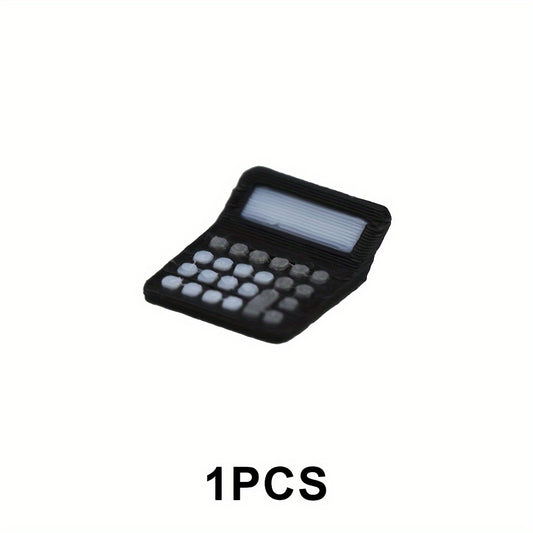 Mini Calculator Dollhouse Decoration for Classroom Office Scene Decor Easter