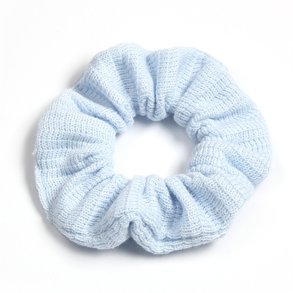 Solid Elastic Scrunchie For Women Girls Soft Scrunchies Fit Curly Fine Thick Thi