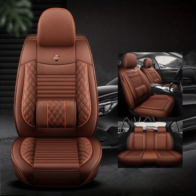 High-end 5 Seat Covers Universal Full Covered Car Seat Protectors