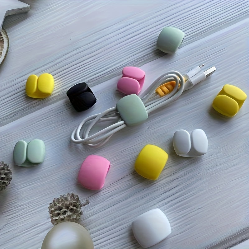 10pcs Travel Cable Organizers for Data and Earphone Cables