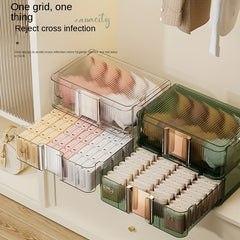 3-in-1 Underwear Panties Socks Storage Box