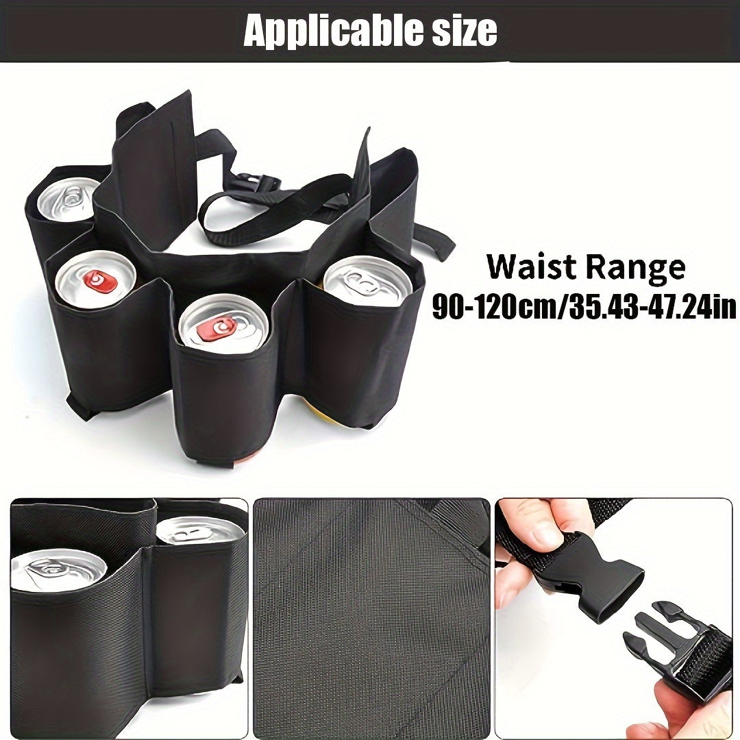 Portable Soda Bottle Holder Belt for Camping Picnic Party Waist 89-119