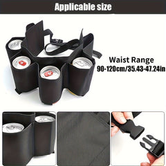 Portable Soda Bottle Holder Belt for Camping Picnic Party Waist 89-119