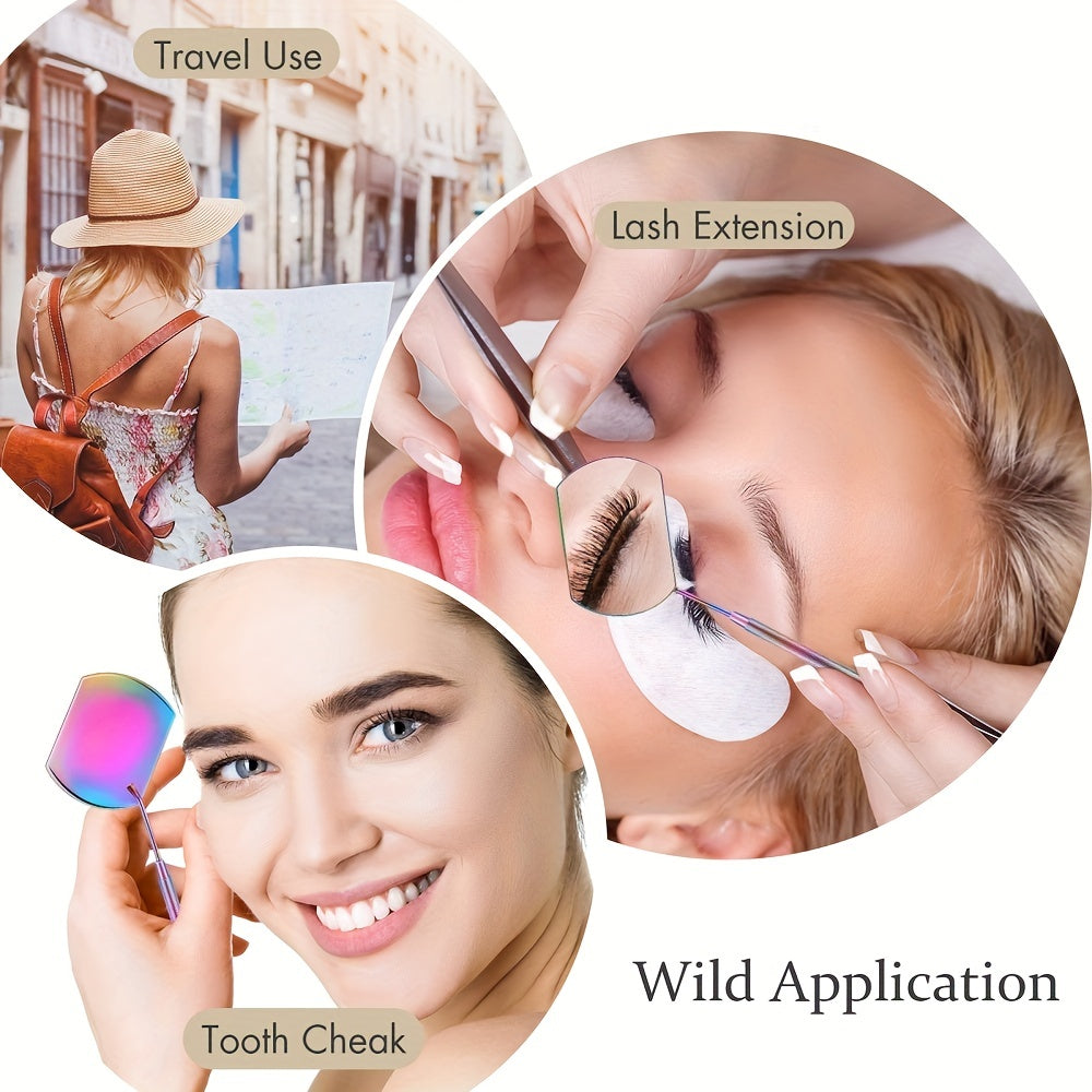 Handheld Lash Mirror for Eyelash Grafting