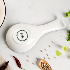 Ceramic Spoon Rest For Stove Top Porcelain Spoon Holder Large Utensil Rest