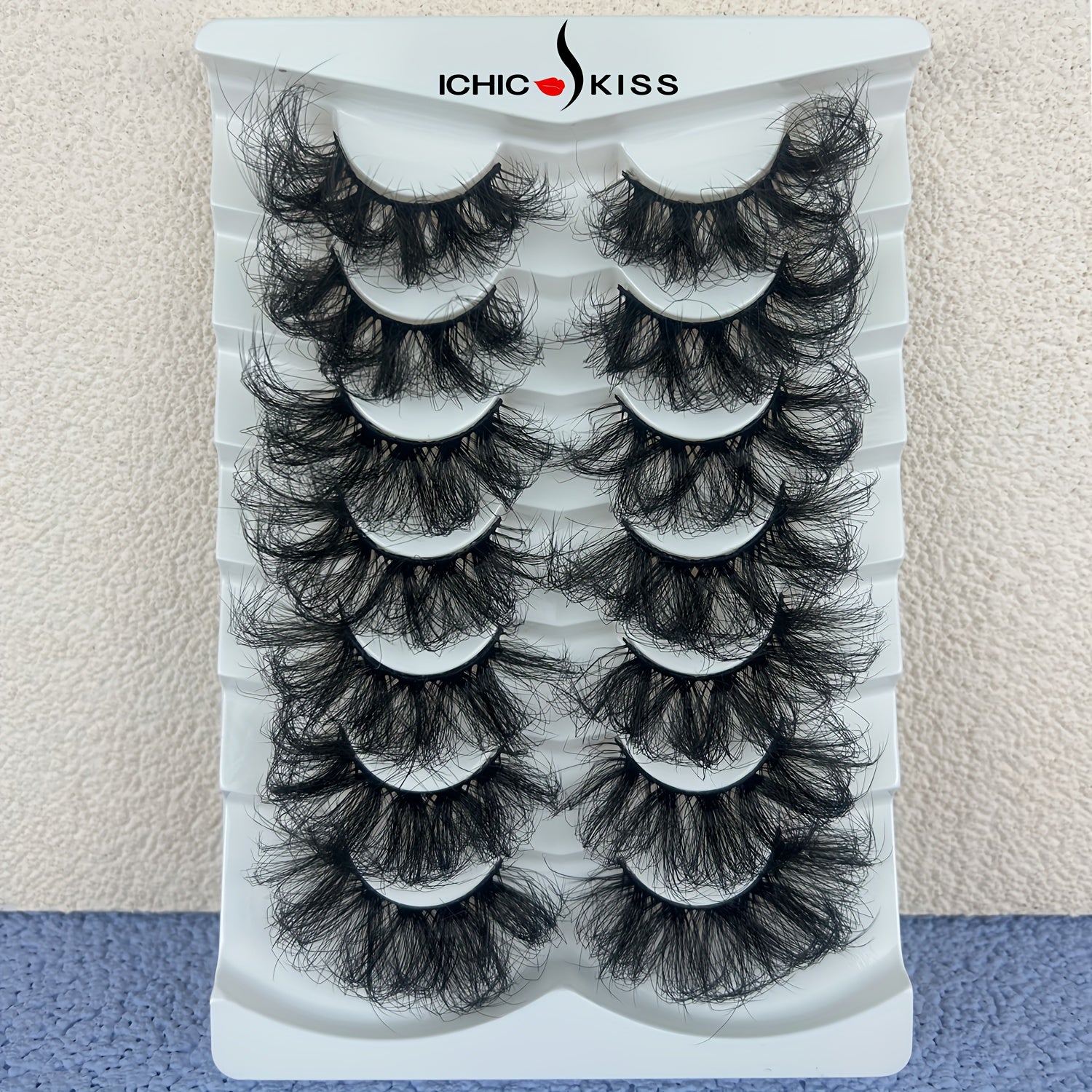 7 Pairs Fluffy 9D Faux Mink Eyelashes Soft & Thick