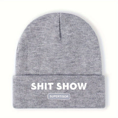 Knitted Beanie Hat Outdoor Warm Cap for Men Women