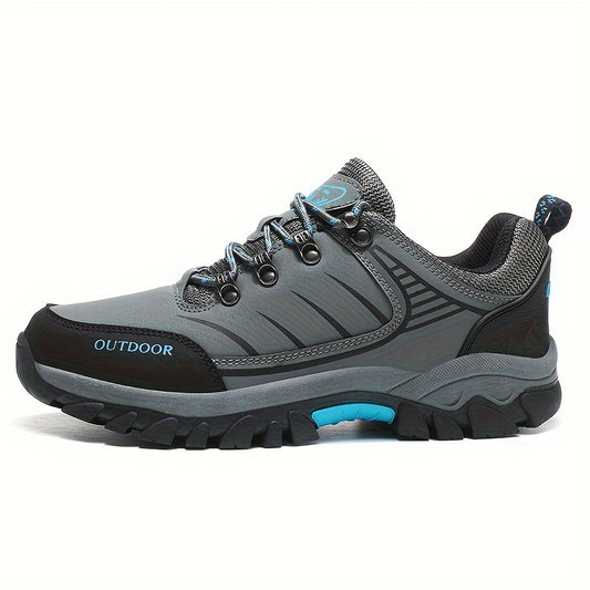 Men's Low Top Hiking Boots Non Slip Lace Up Durable Shoes