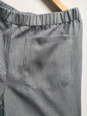  Casual Pants Women's Stripe Print High Rise Straight Leg Pants