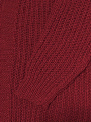  Solid Long Sleeve Open Front Loose Cardigan