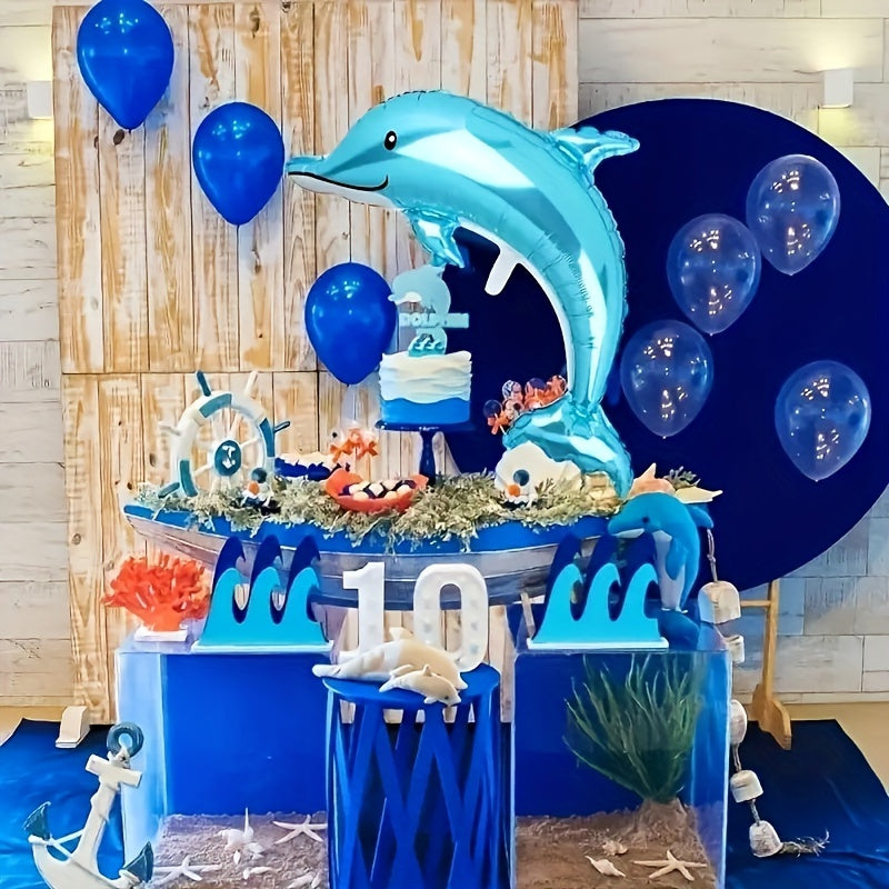 2pcs Ocean Animal Balloon Decoration Dolphin Balloon Birthday Party Decor