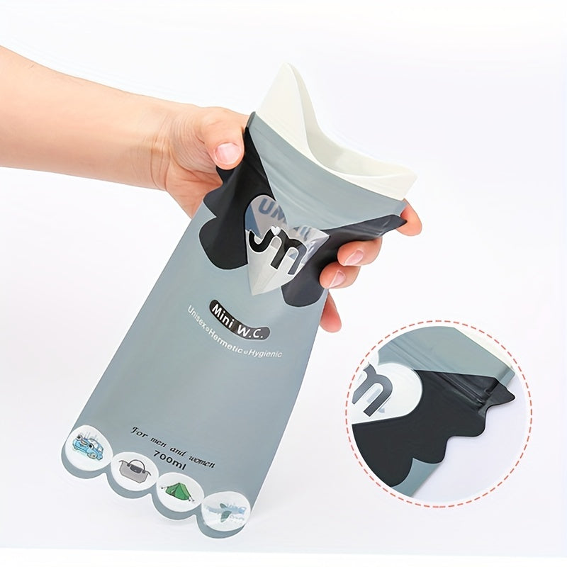 3pcs 700ML Disposable Emergency Urine Bag for Camping